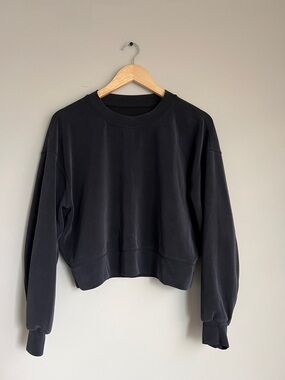 Lululemon Softstreme Pullover Black Size 6